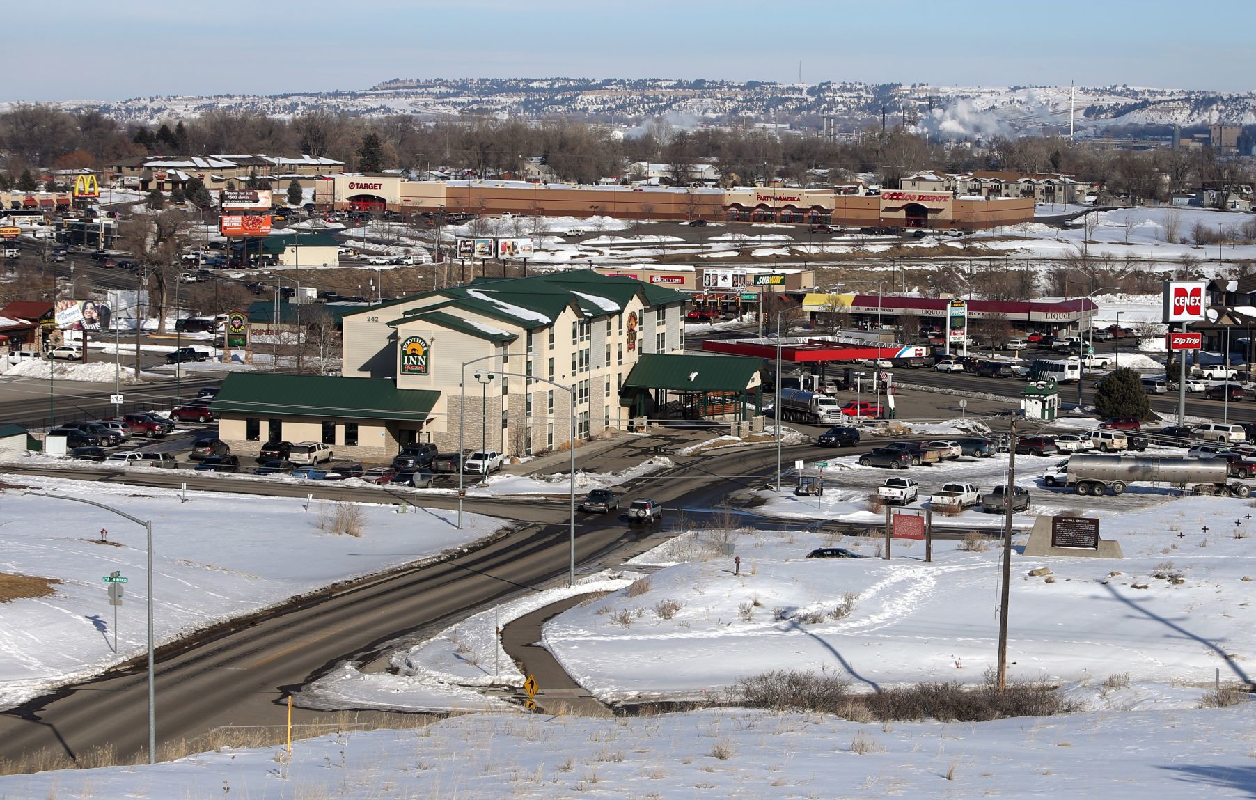 Main Street and Airport Road, 2018